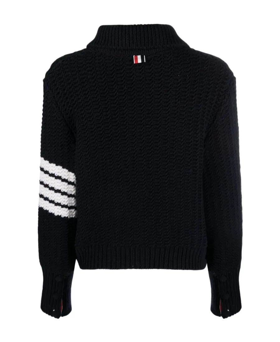 Chunky-Knit Merino Wool Cardigan