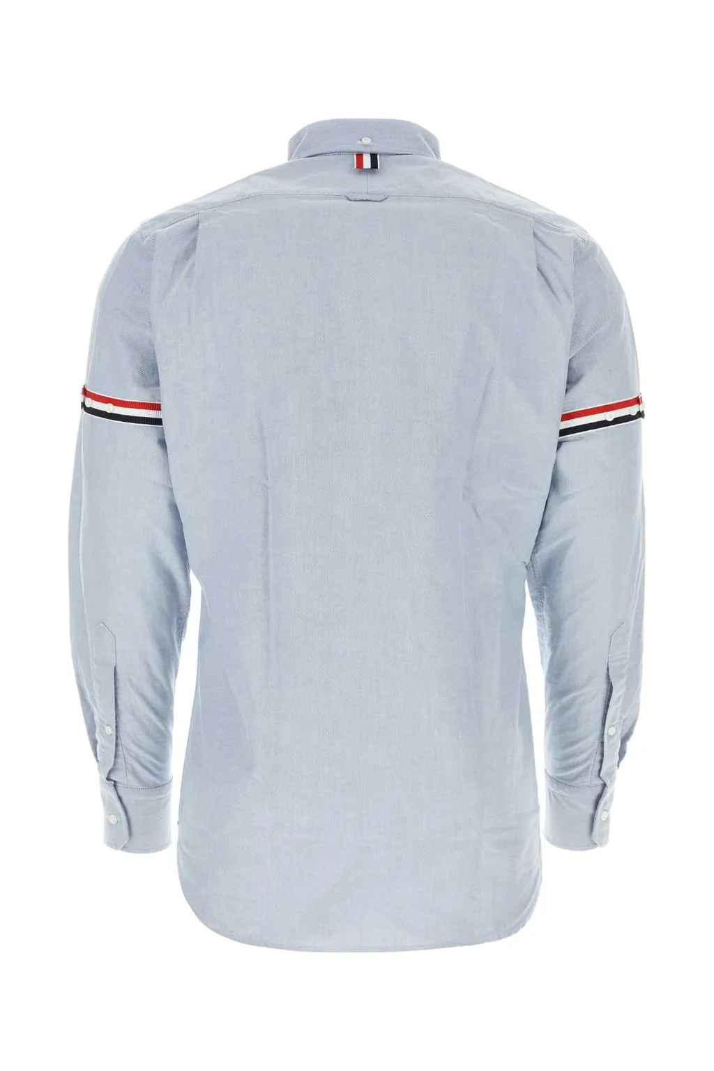 Long-Sleeved Striped Detail Shirt