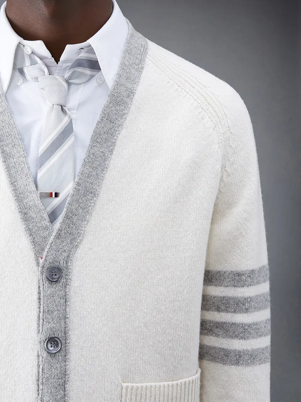 Button-Up Knitted Cardigan