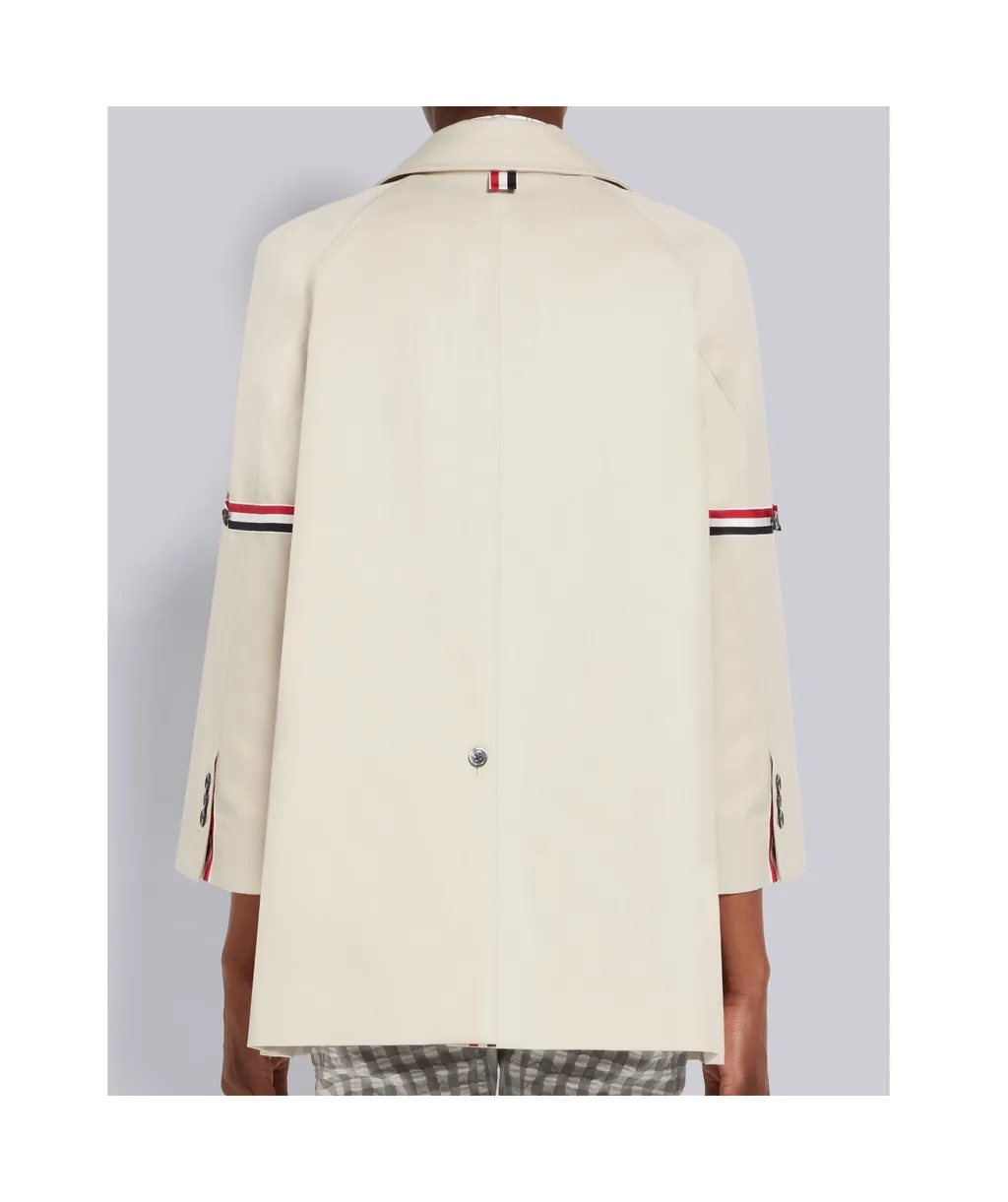 Rwb Striped Single-Breasted Coat