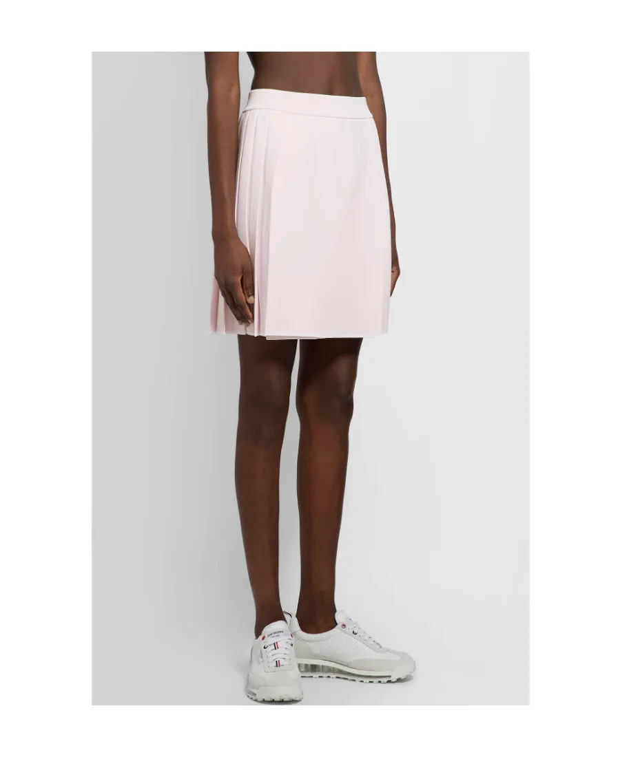 4-Bar High Waist Pleated Skirt