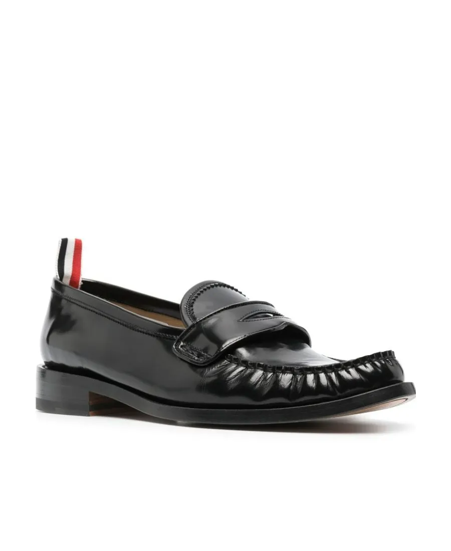 Almond Toe Penny-Slot Loafers