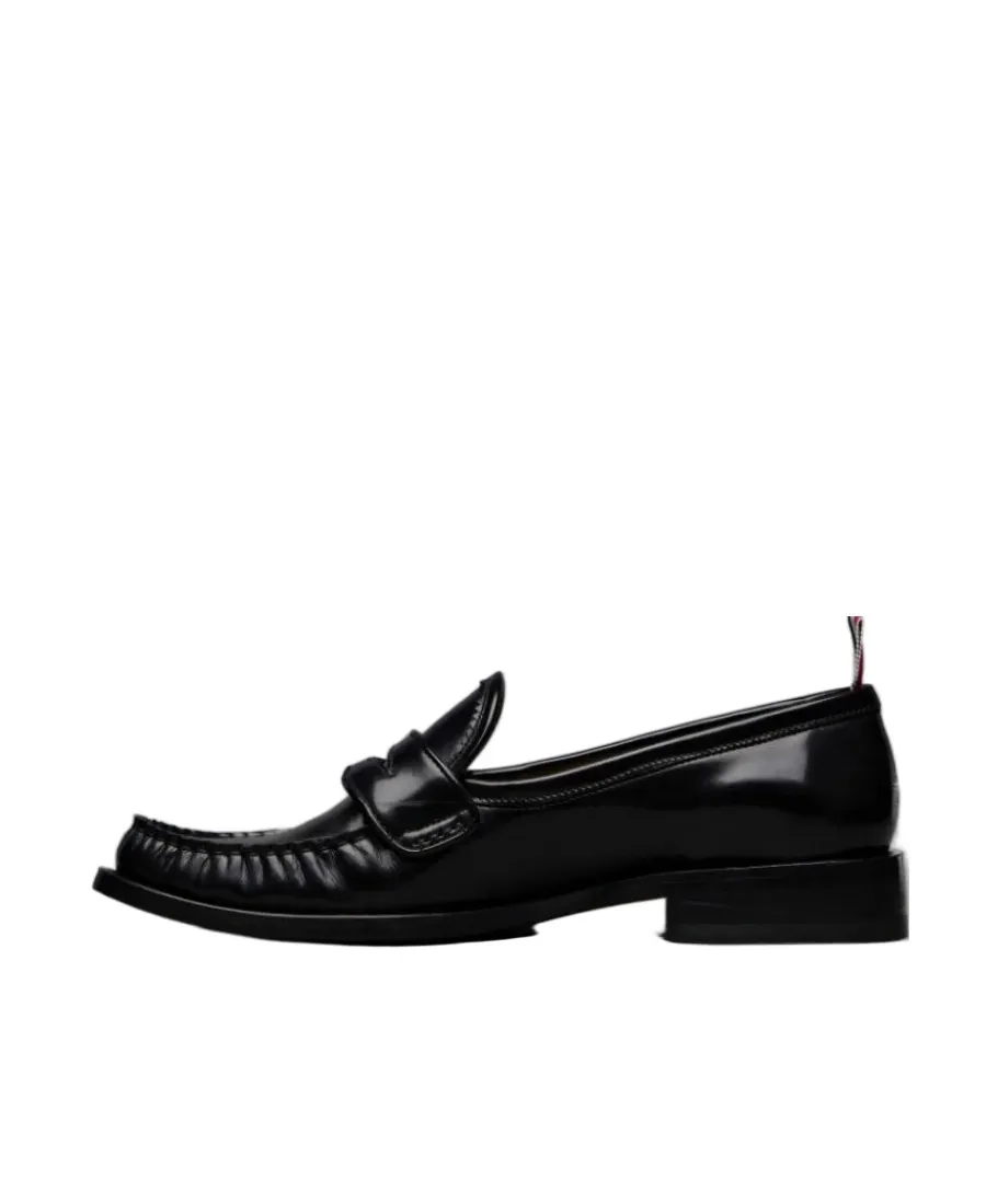 Almond Toe Penny-Slot Loafers