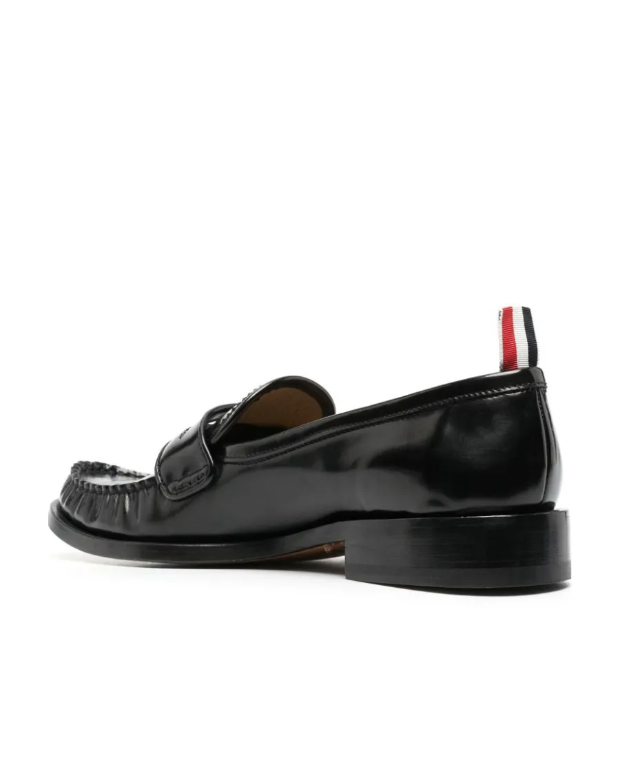 Almond Toe Penny-Slot Loafers