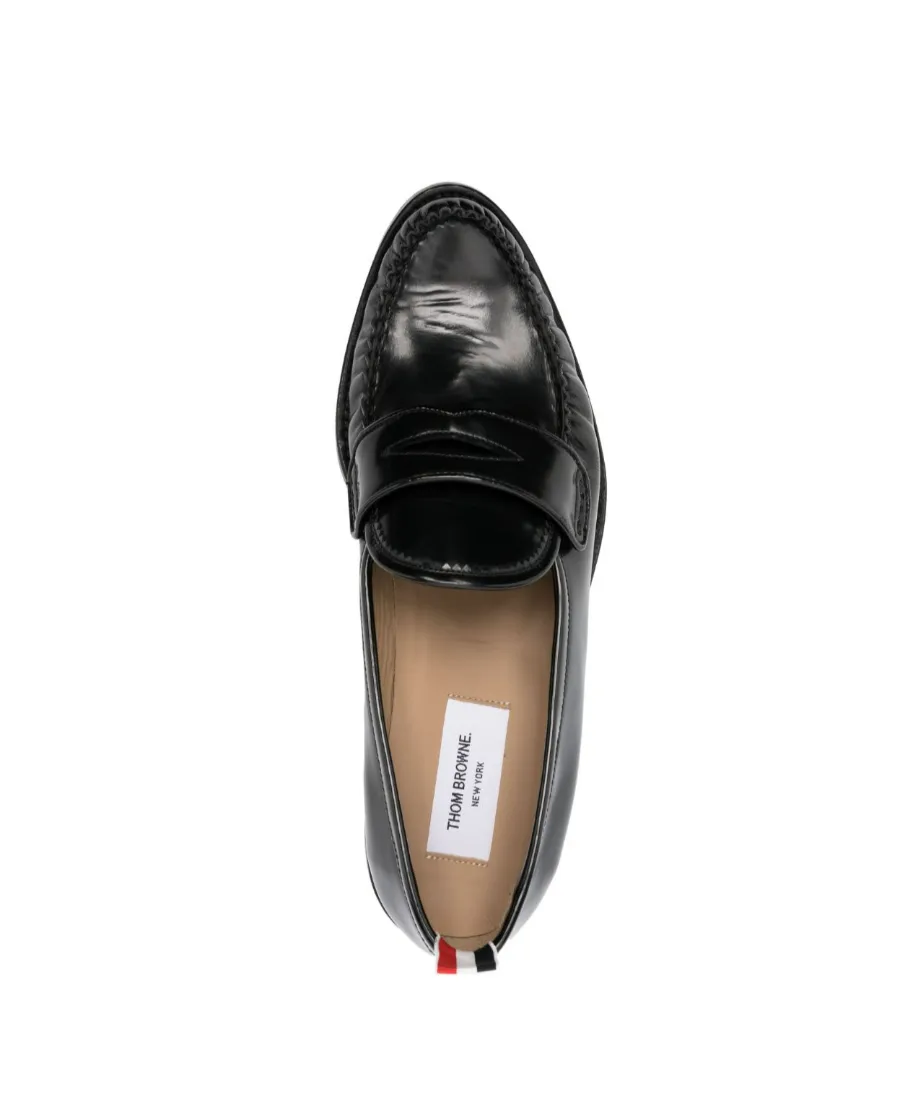 Almond Toe Penny-Slot Loafers