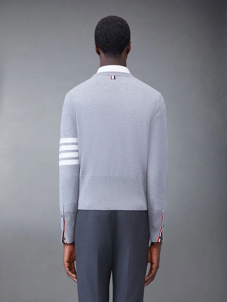 4-Bar Stripe Crewneck Jumper