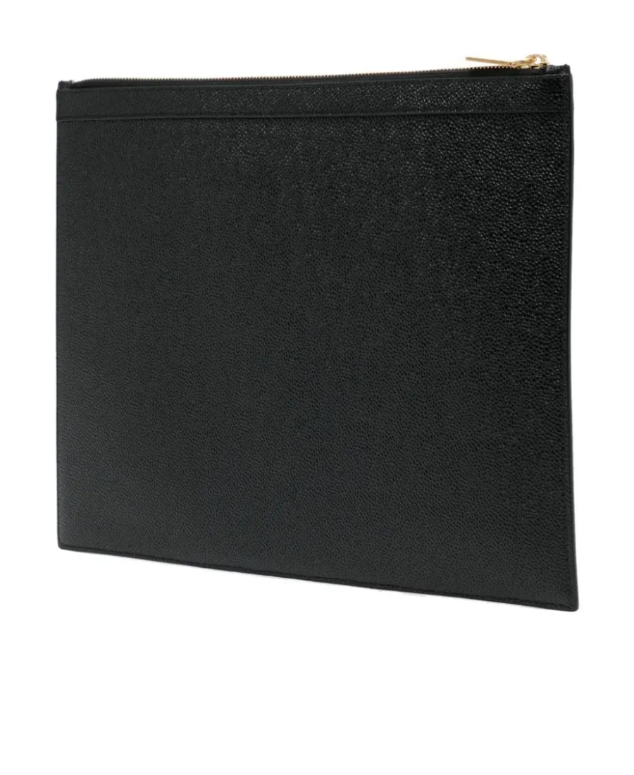 Logo Stamp Clutch Bag