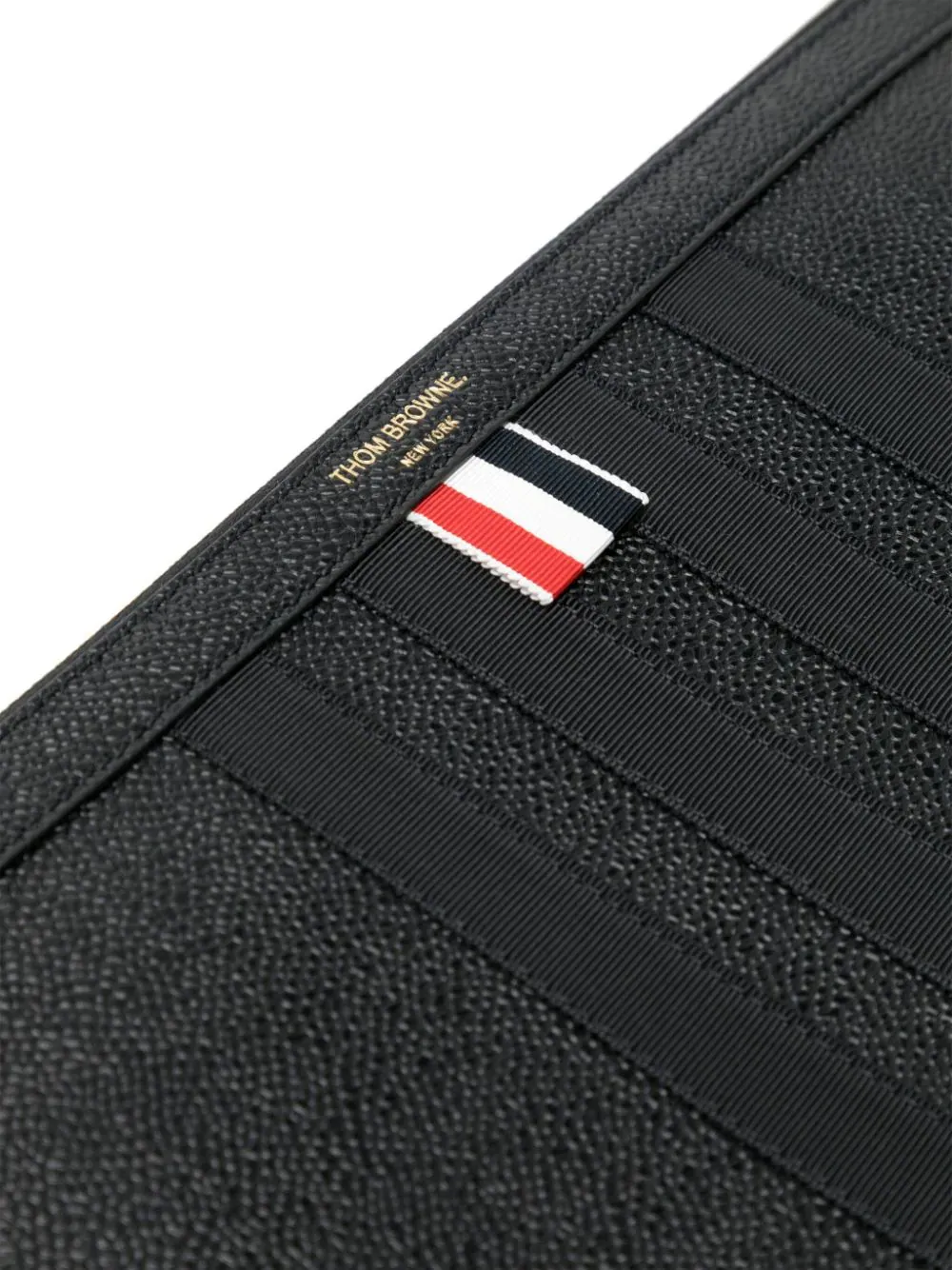 Logo Stamp Clutch Bag