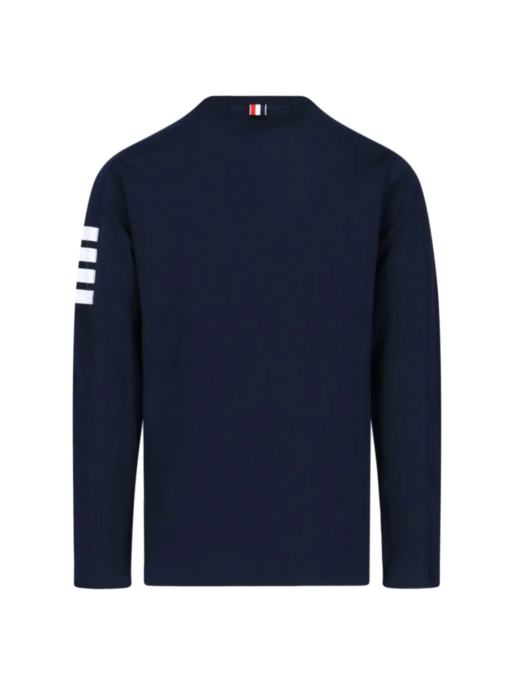 4-Bar Striped Crewneck Sweatshirt