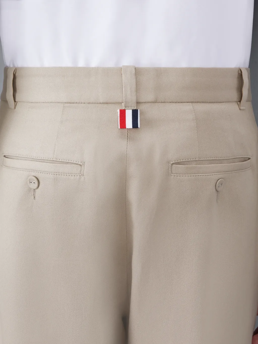 4-Bar Striped Straight-Leg Trousers