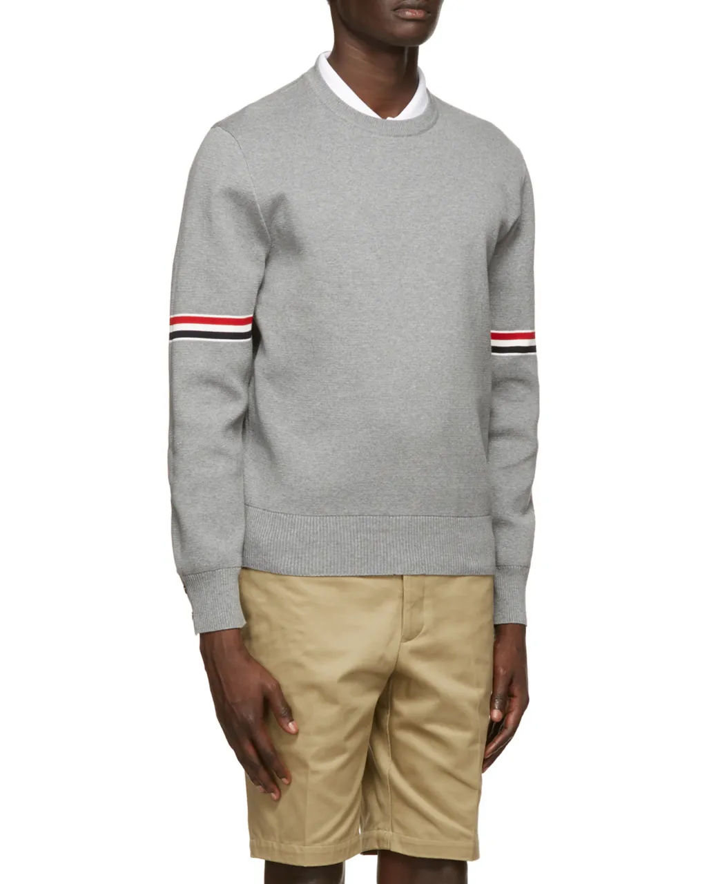 Rwb Striped Crewneck Sweatshirt