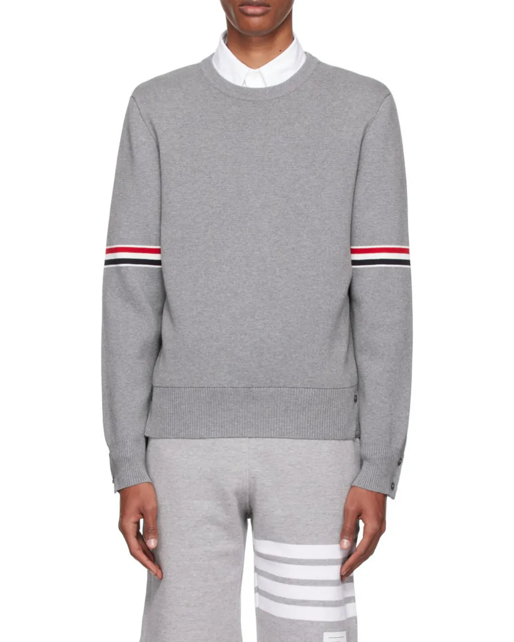 Rwb Striped Crewneck Sweatshirt