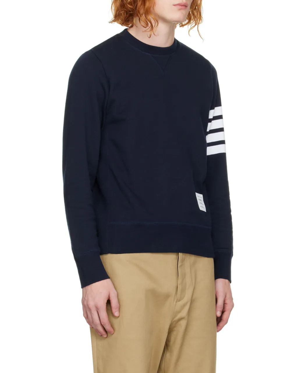 4-Bar Striped Sweatshirt