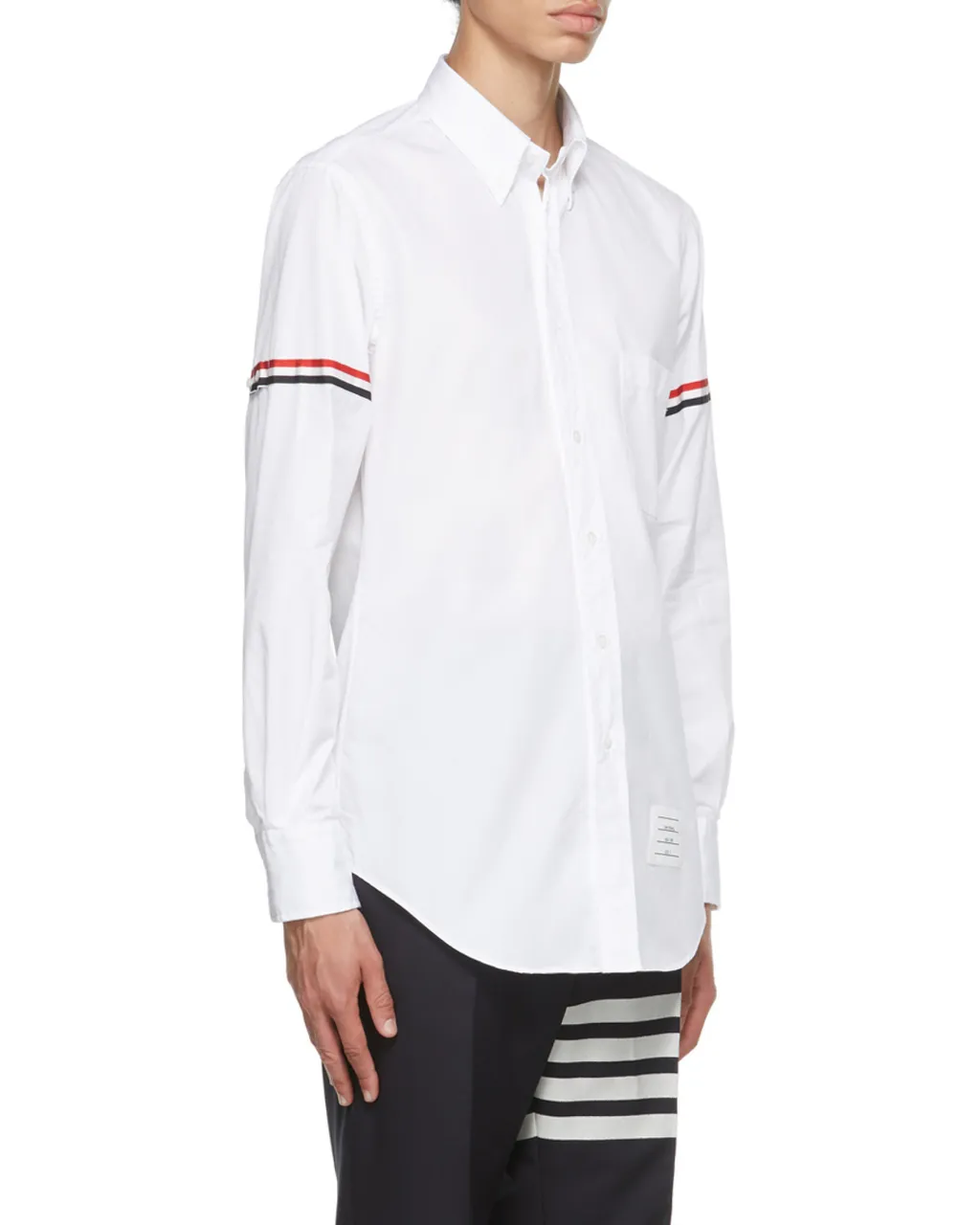 Rwb Stripe Button-Up Shirt