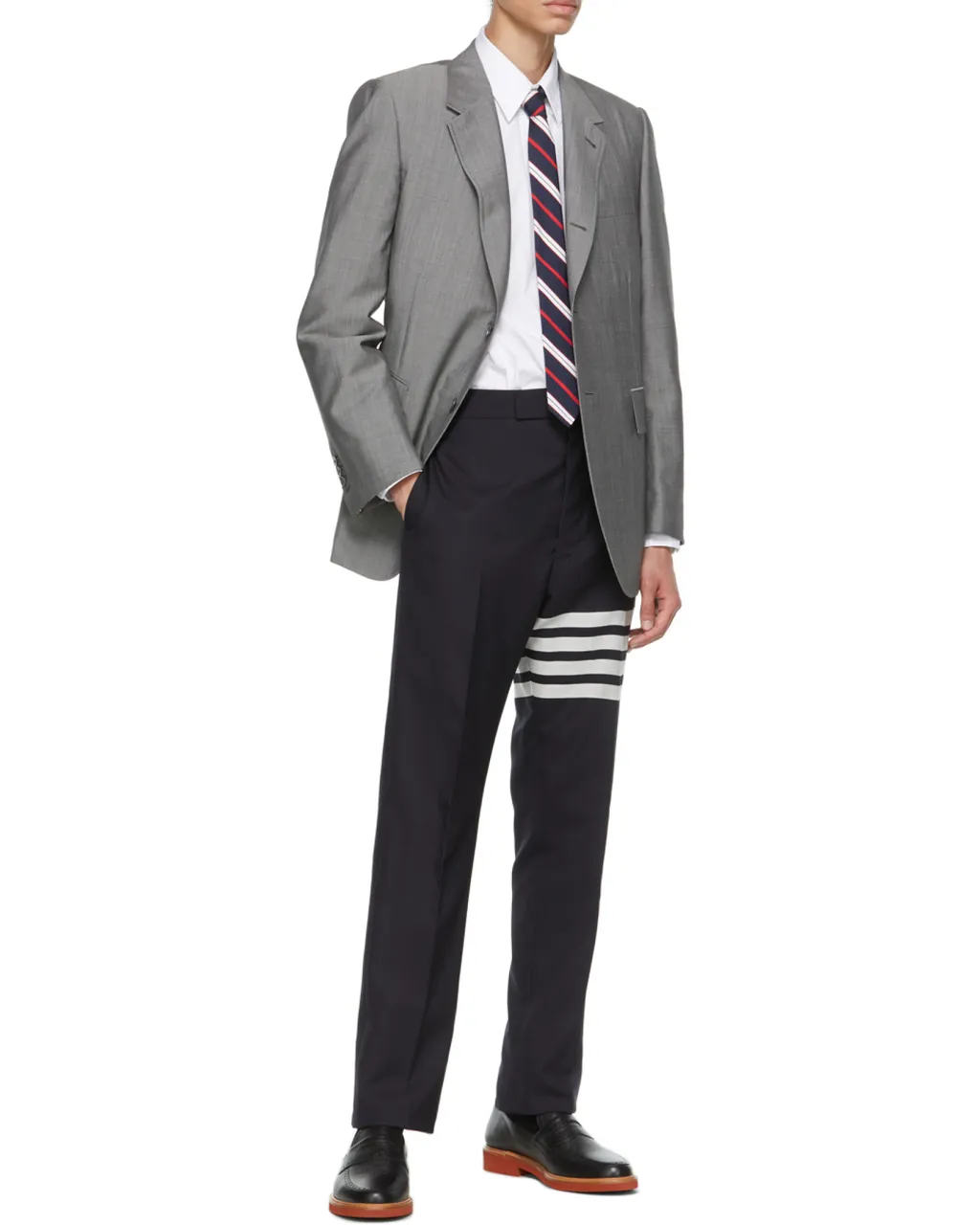 Rwb Stripe Button-Up Shirt