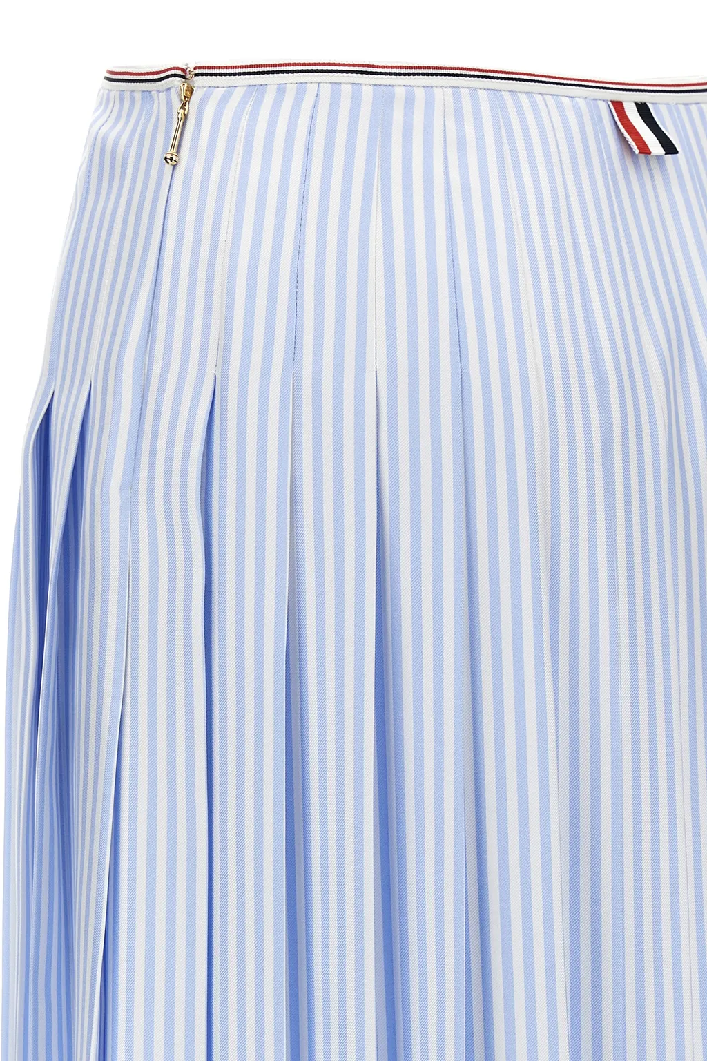 Twill Pleated Skirt