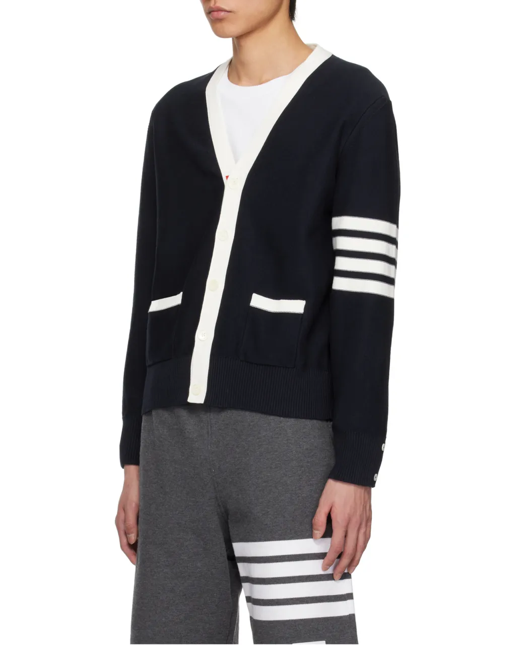 V-Neck Knitted Cardigan