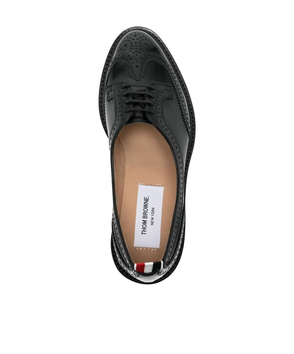 Pointed Toe Lace-Up Shoes
