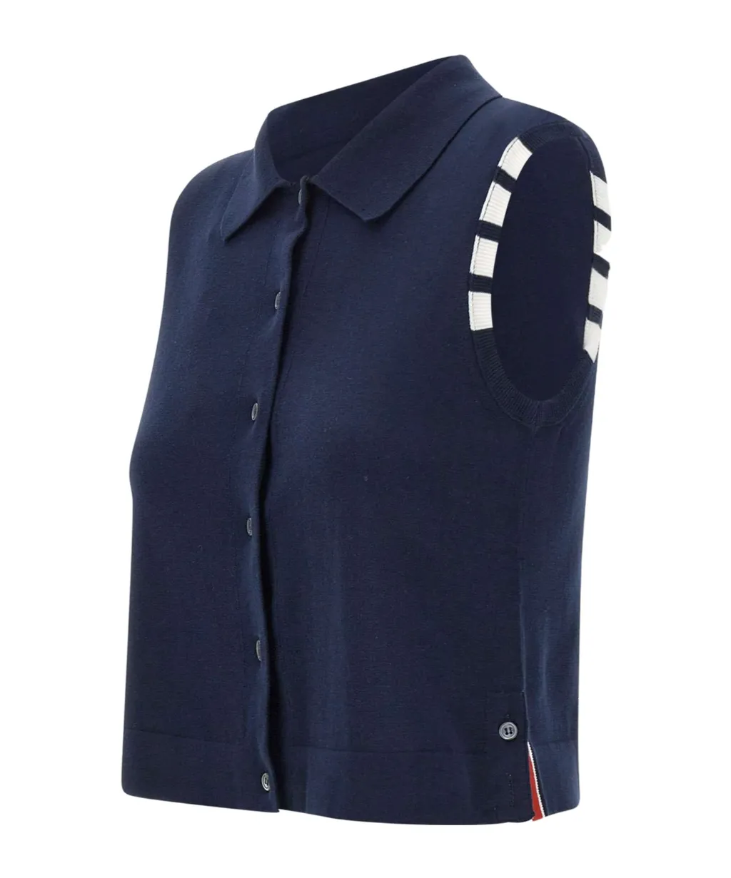 4-Bar Buttoned Vest