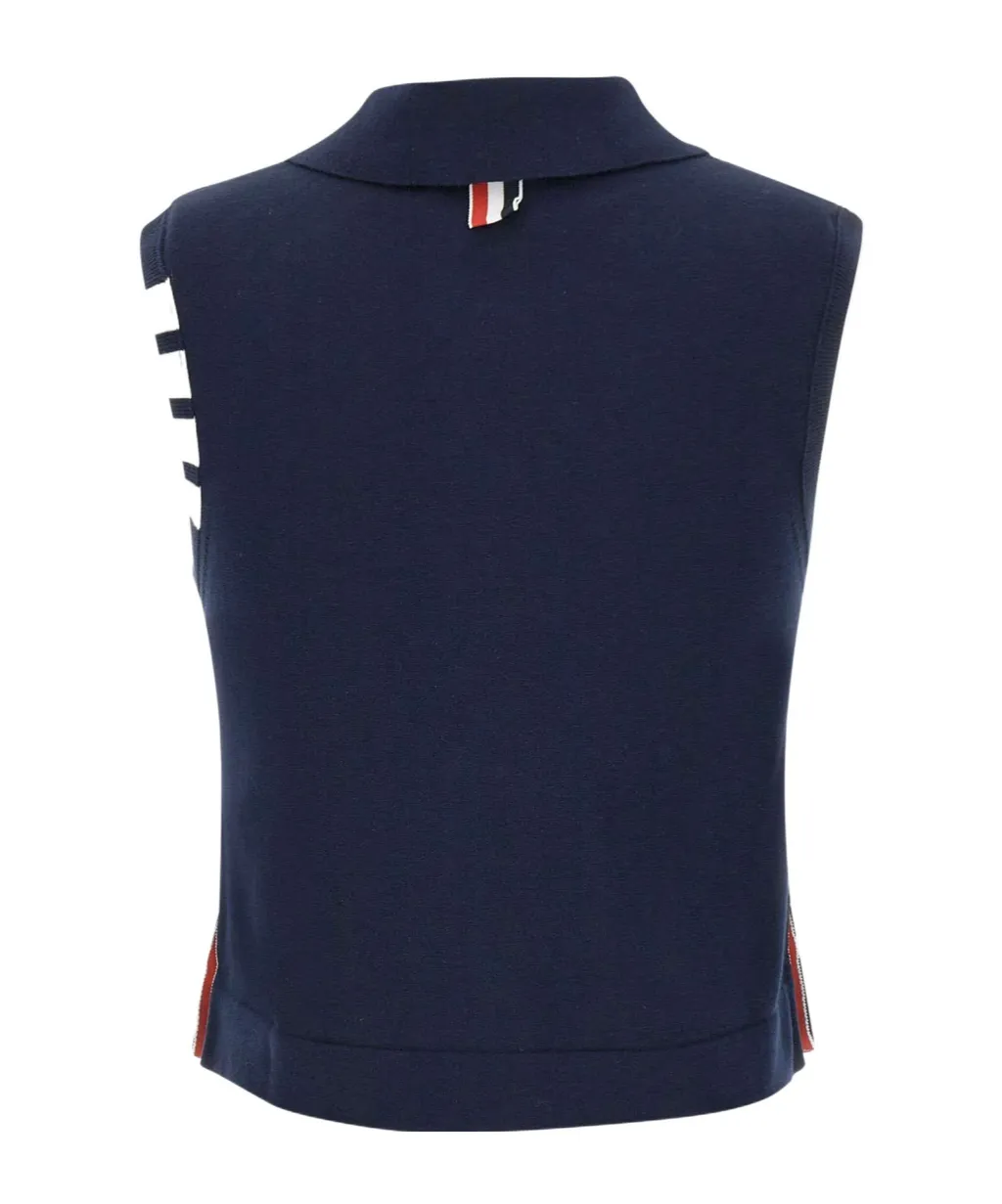4-Bar Buttoned Vest