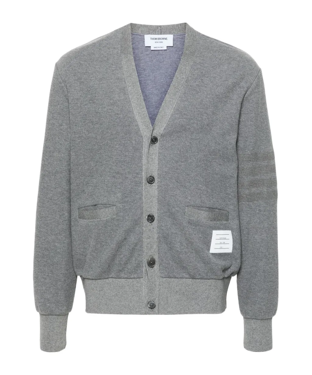V-Neck Cotton Cardigan