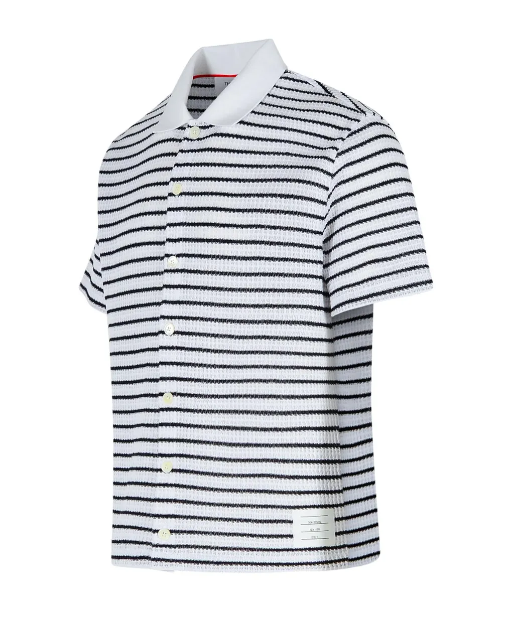 Short-Sleeved Striped Shirt