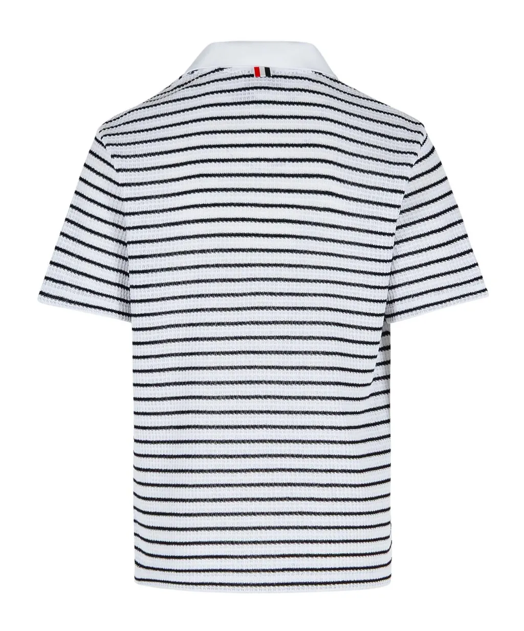 Short-Sleeved Striped Shirt