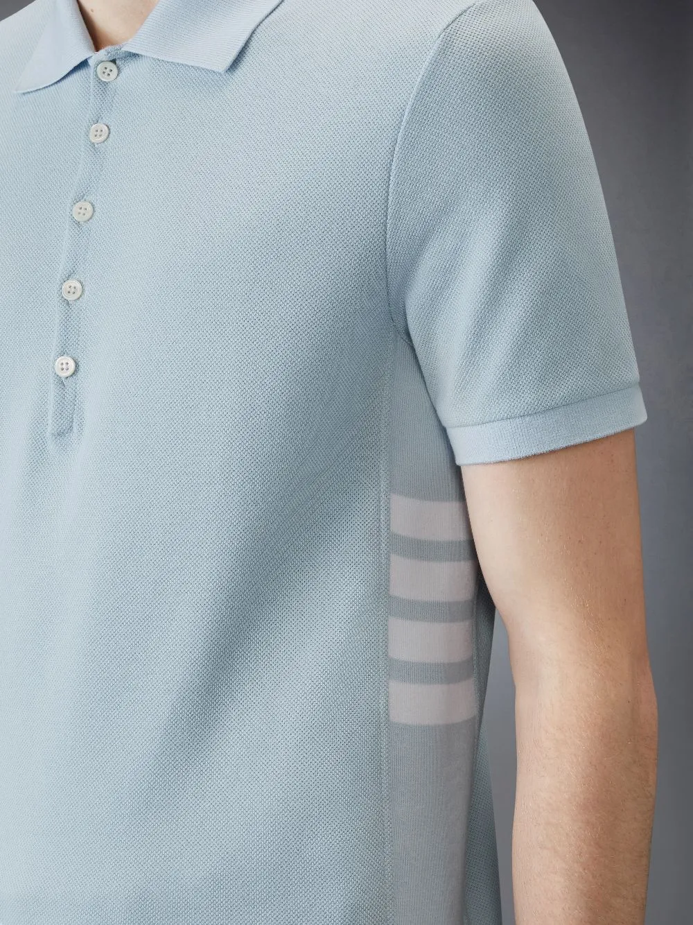 4-Bar Short-Sleeved Polo Shirt
