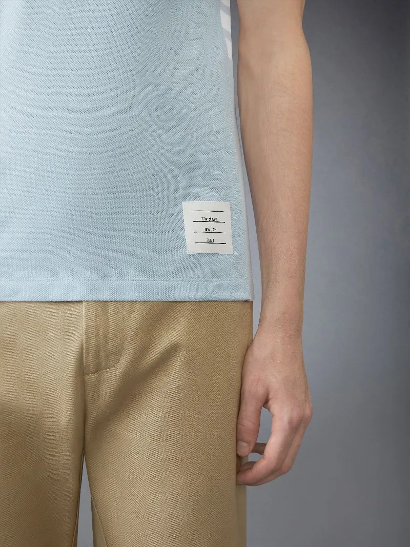 4-Bar Short-Sleeved Polo Shirt
