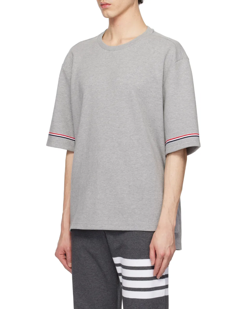 Rwb-Stripe Crewneck T-Shirt
