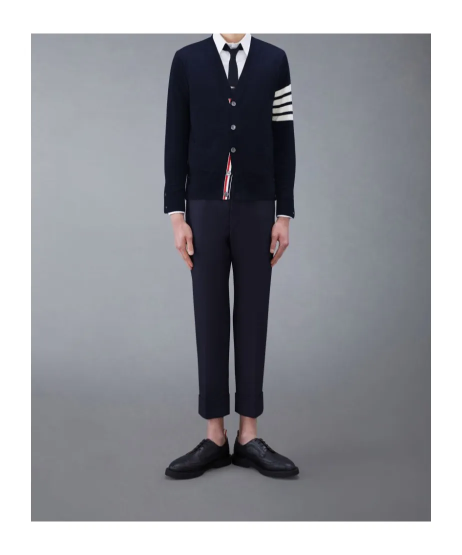 4-Bar V-Neck Cardigan