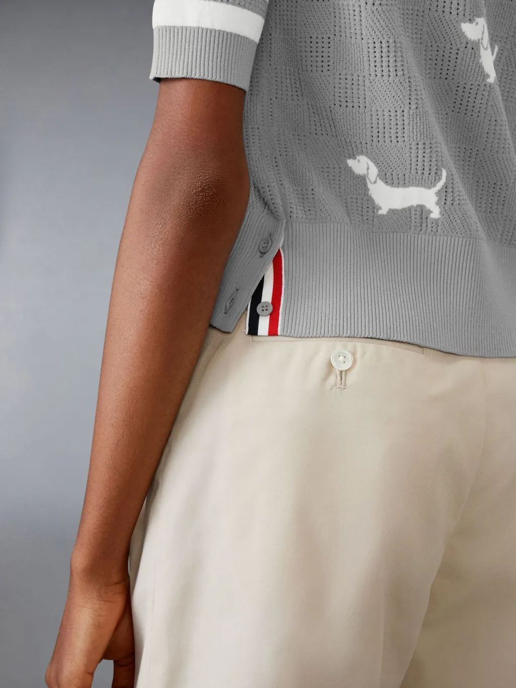 Hector Intarsia-Knit Polo Shirt