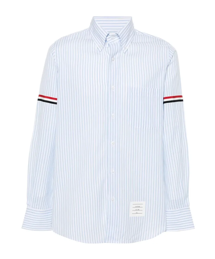 Striped Button-Up Shirt
