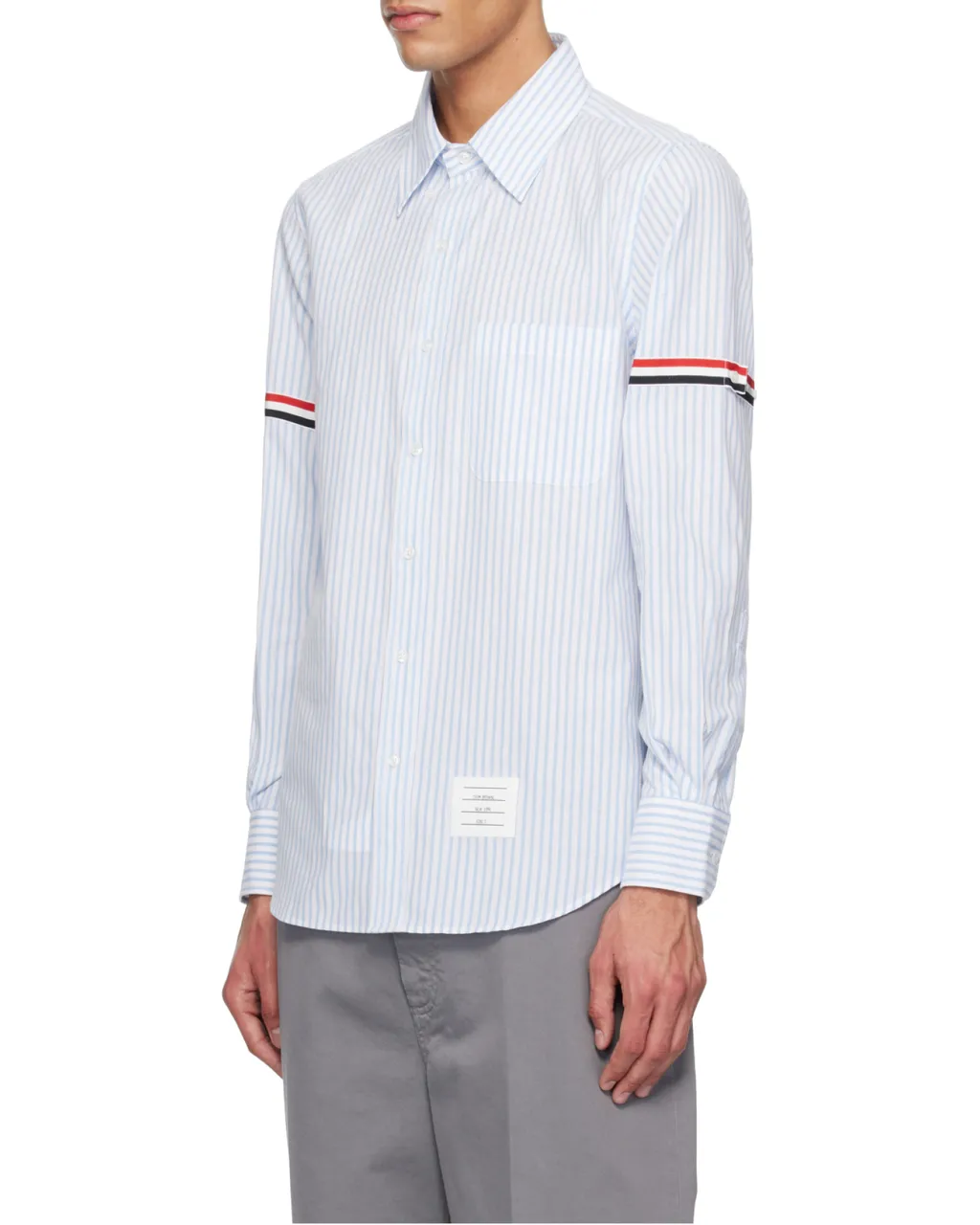 Striped Button-Up Shirt
