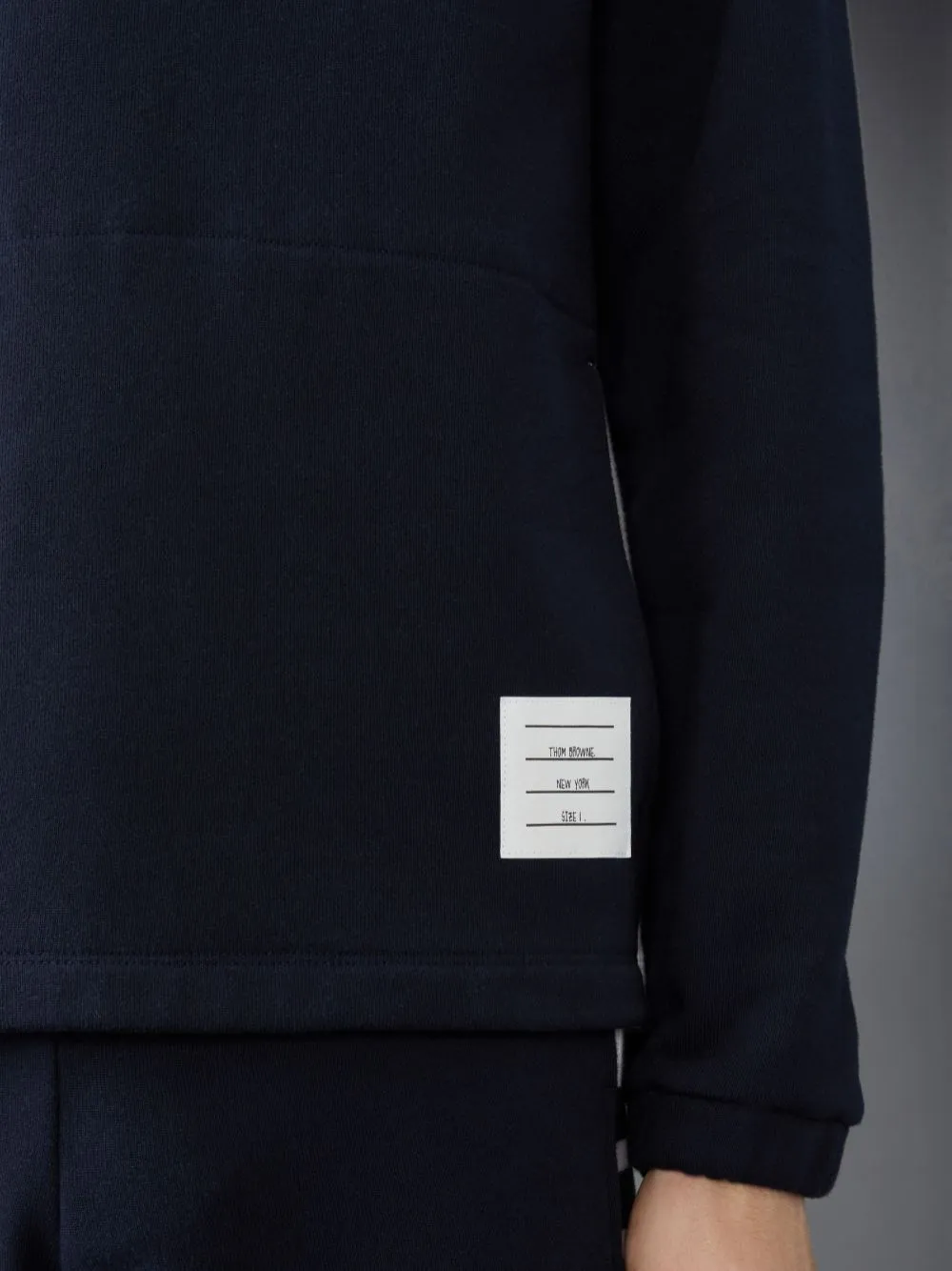 Classic 4-Bar Half-Zip Jersey Sweatshirt