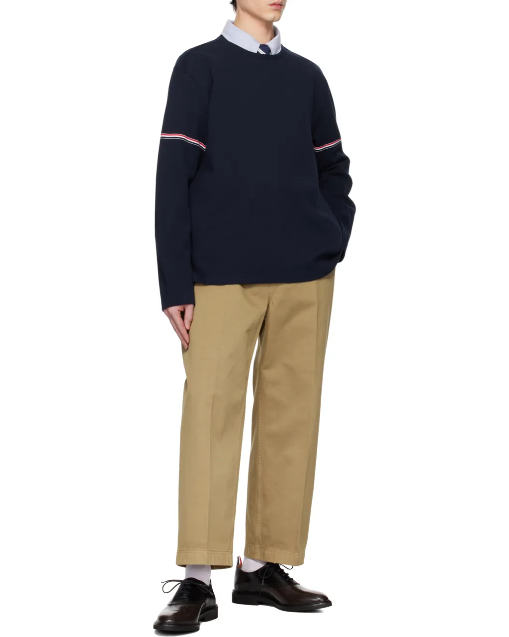 Rwb Stripe Crewneck T-Shirt