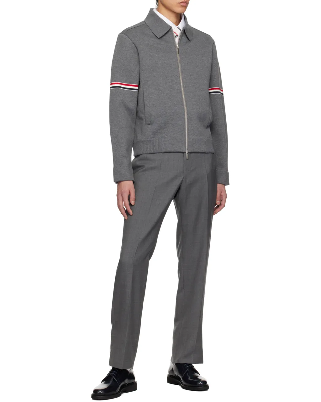 Rwb-Stripe Zip-Up Jacket