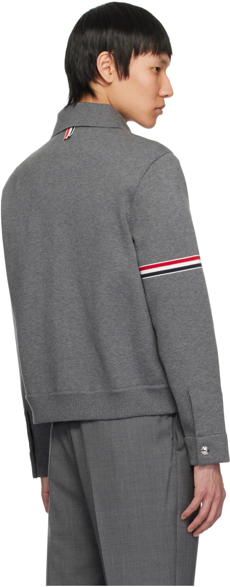 Rwb-Stripe Zip-Up Jacket