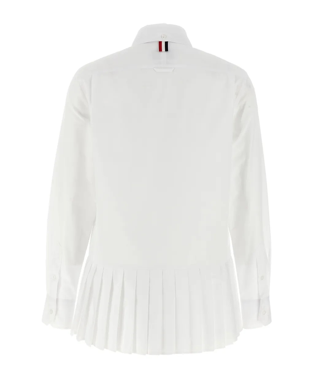 Pleated Long-Sleeved Shirt