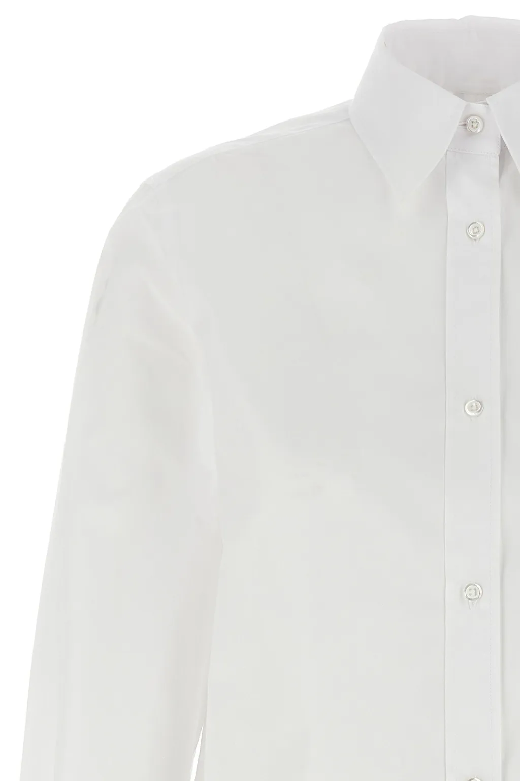 Pleated Long-Sleeved Shirt