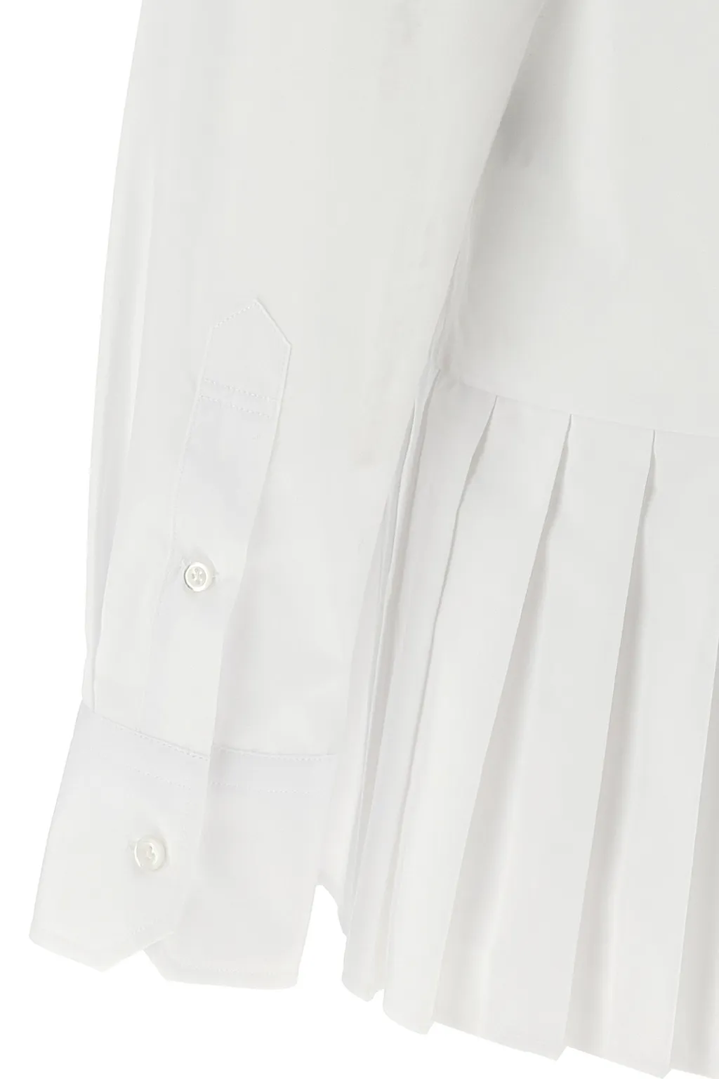 Pleated Long-Sleeved Shirt