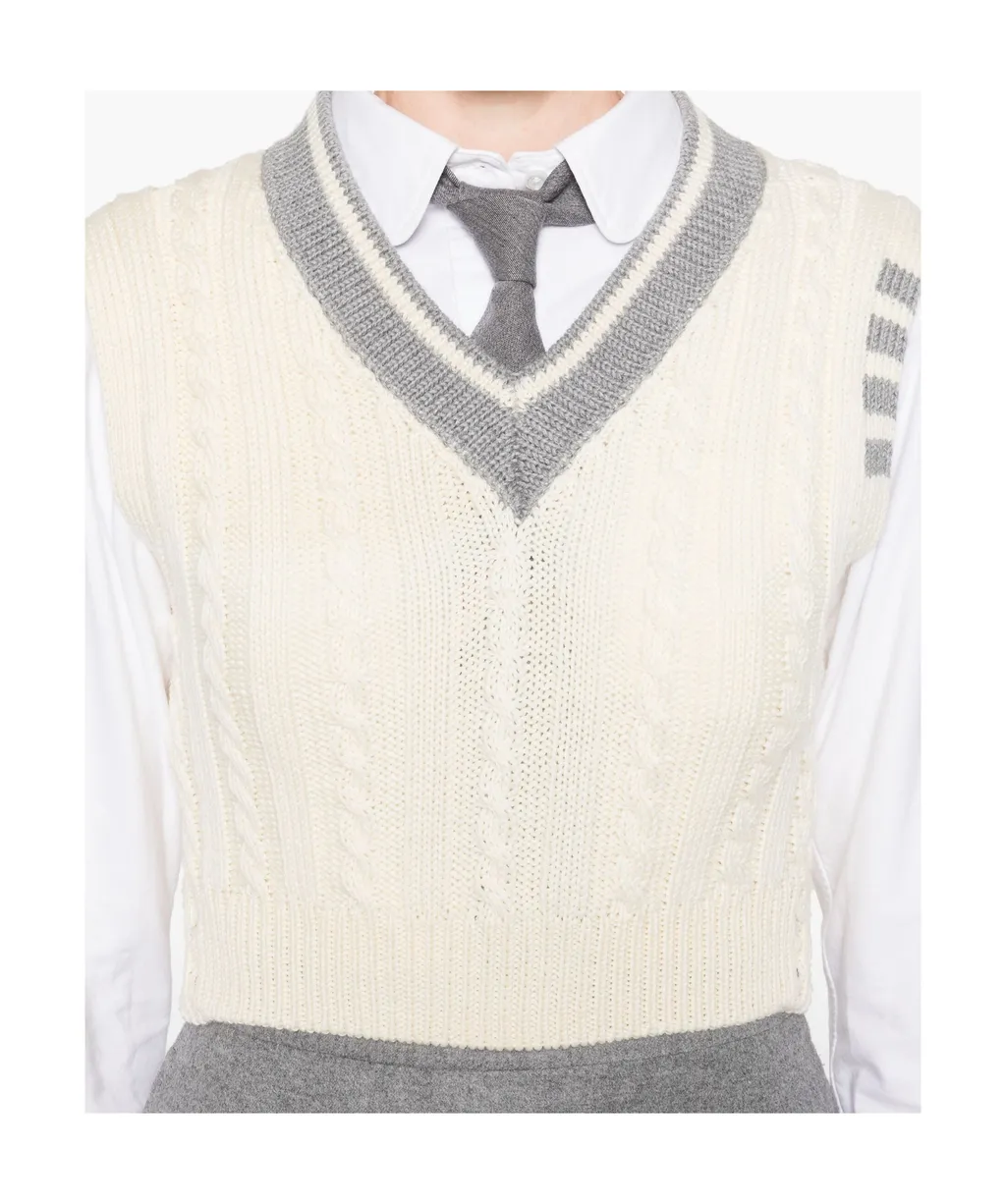 Sleeveless Knitted Vest
