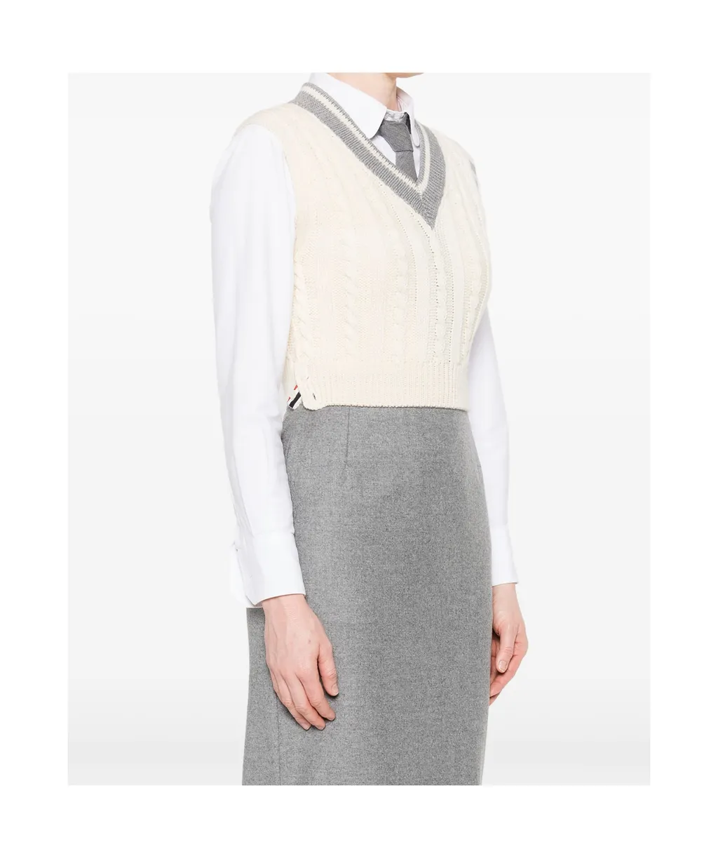 Sleeveless Knitted Vest