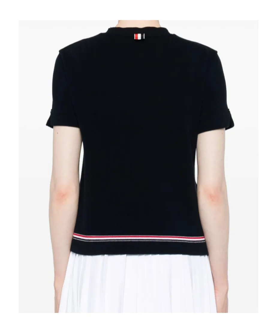 Stripe Detailed Knitted Top