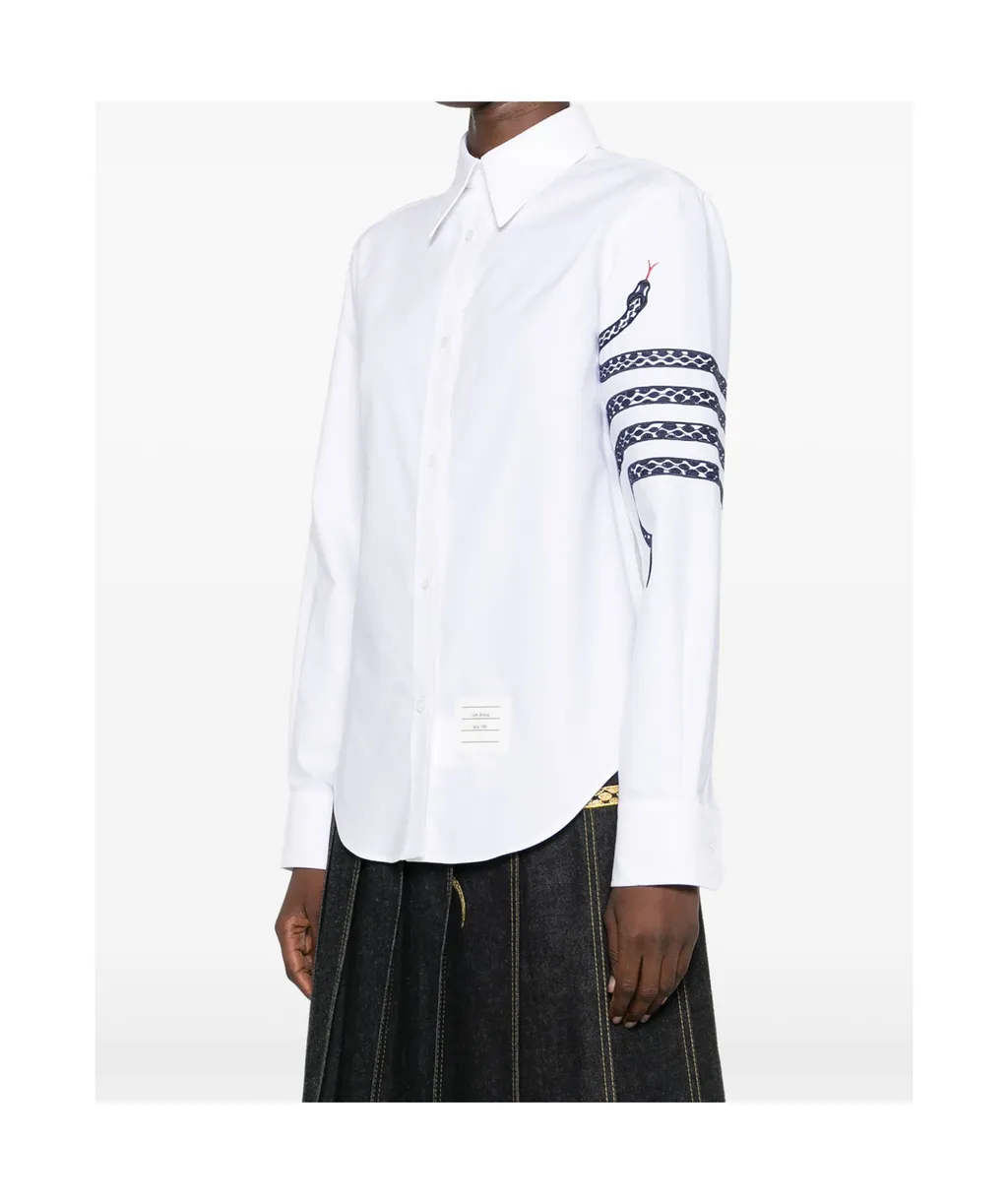 Collared Long-Sleeved Shirt