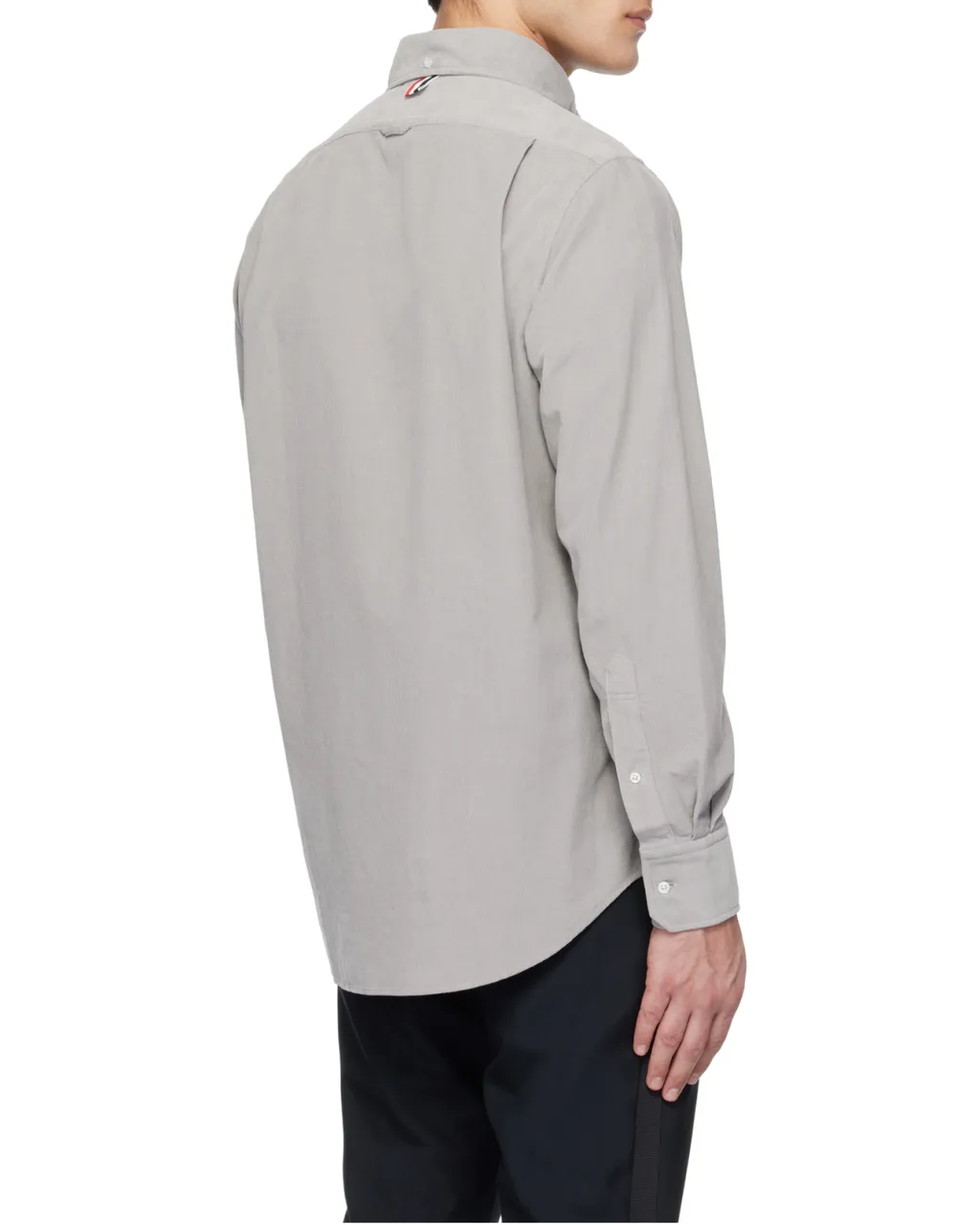 Logo-Patch Corduroy Shirt