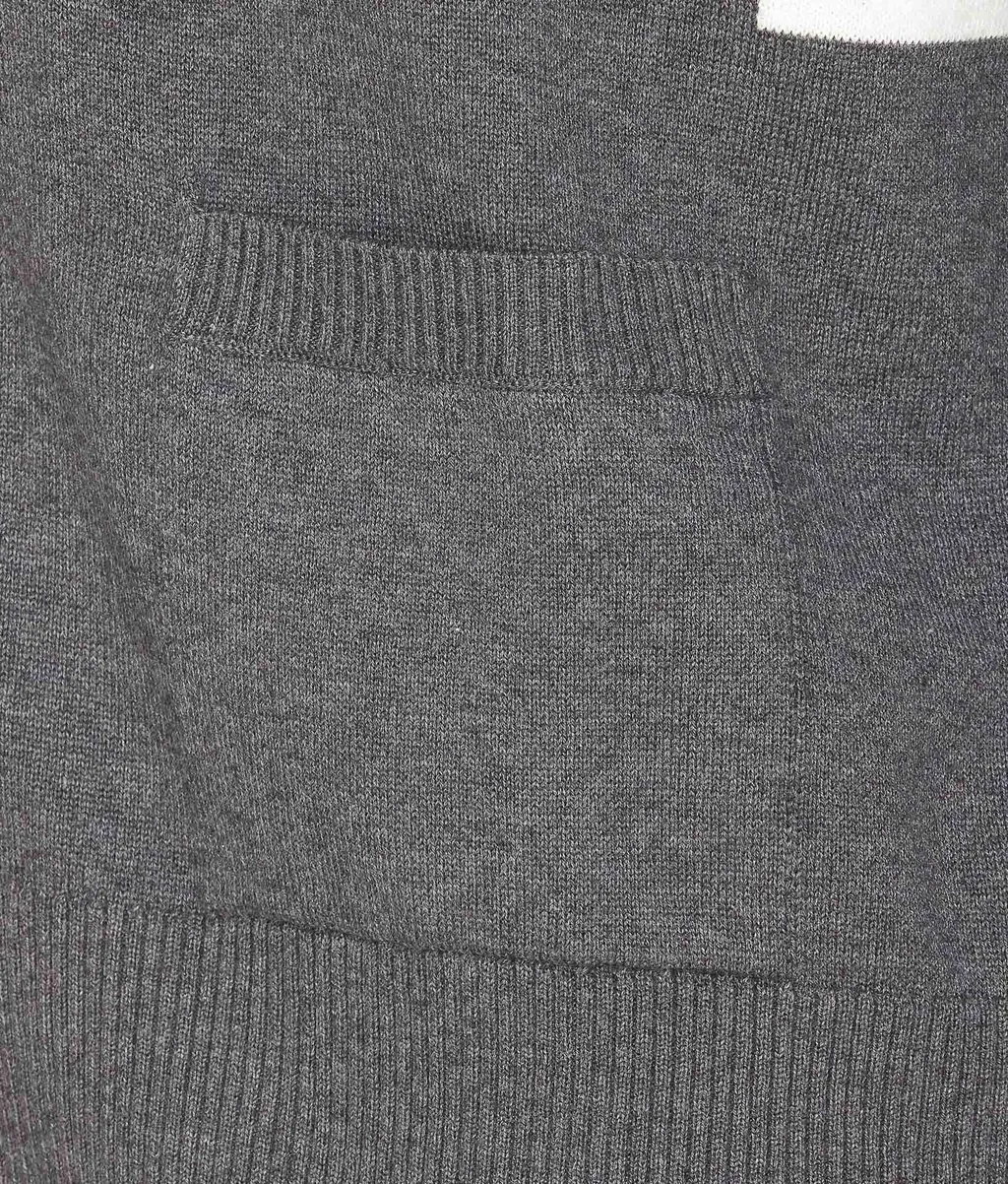 4-Bar V-Neck Relaxed-Fit Cardigan