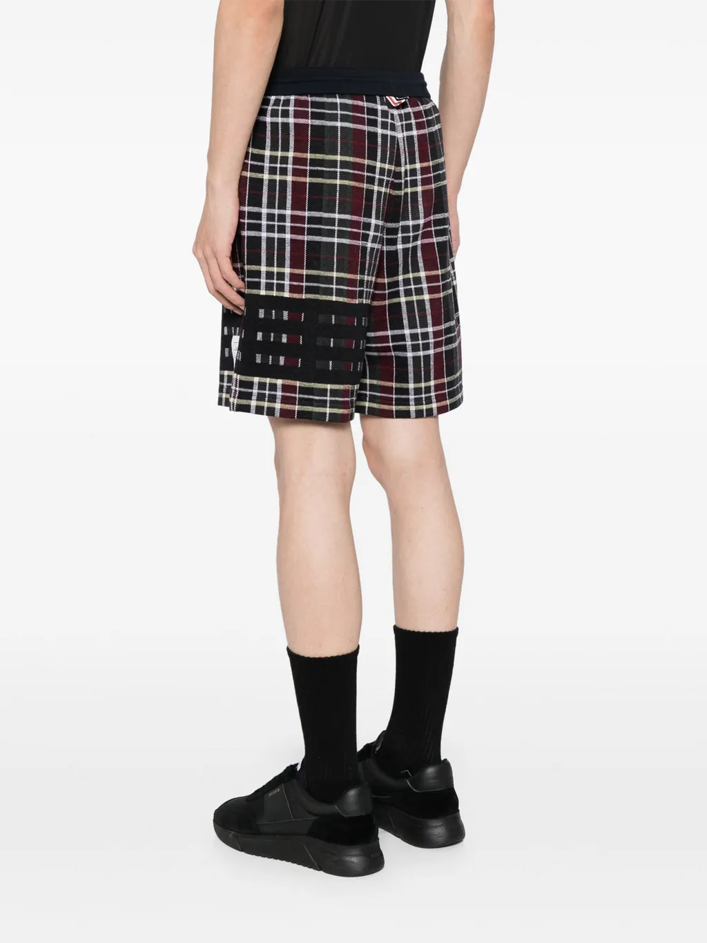 Checked Sweatshorts