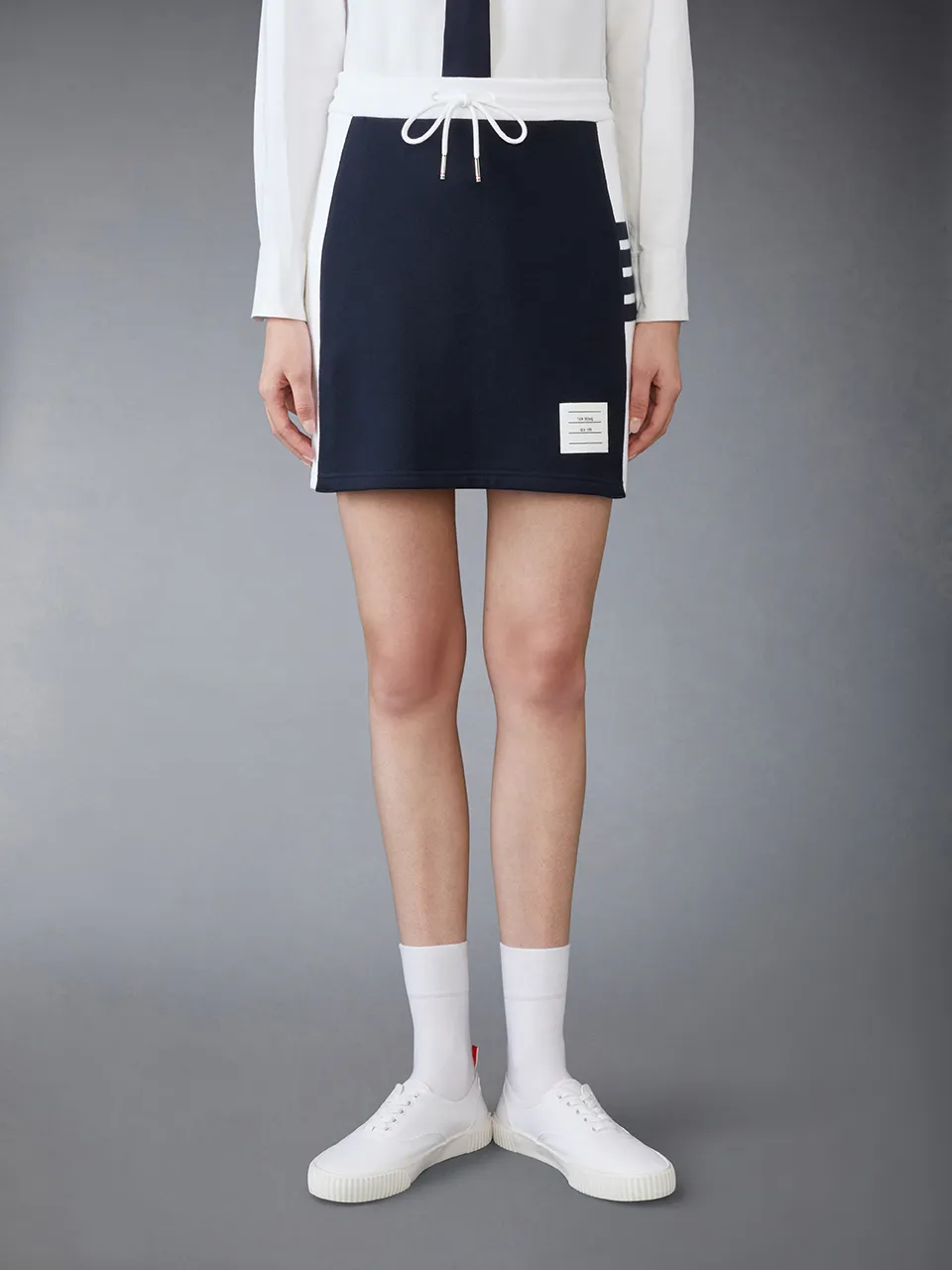 Classic Four Stripe Knit Mini Skirt
