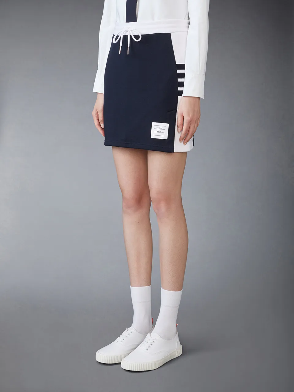 Classic Four Stripe Knit Mini Skirt